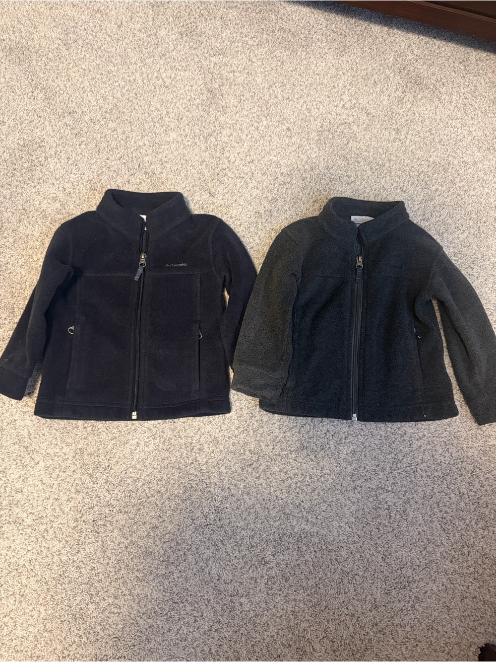 Columbia Boys Steens Mountain Fleece Jacket Black- set of 2